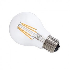 6W E26 LED Filament Bulbs A19 4 COB 700 lm Warm White Dimmable 120V 6 pcs