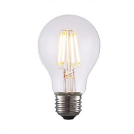 6W E26 LED Filament Bulbs A19 4 COB 700 lm Warm White Dimmable 120V 6 pcs