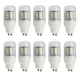 GU10 Led Corn Bulb 4W 5730SMD DC/AC12V - 24V for Home Bedroom Hallway Cool / Warm White (10 Piece)