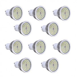 10pcs GU10 7W SMD 2835 550-650 LM Warm White / Cool White LED Spotlight AC 85-265V