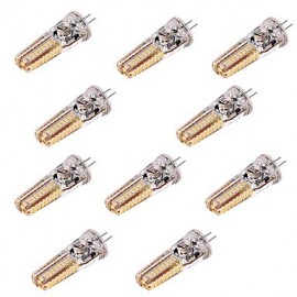 10Pcs G4 4W 3014SMD 36LED 300-400LM Warm White 2800-3200K Decorative LED Bi-pin Lights (AC/DC 12-24V)