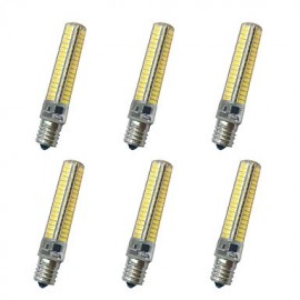 12W E14 / E17 / E12 / E11 LED Corn Lights 136LED SMD 5730 850-900LM Warm White / Cool White Decorative AC110 / AC220 V 6 pcs