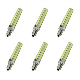 12W E14 / E17 / E12 / E11 LED Corn Lights 136LED SMD 5730 850-900LM Warm White / Cool White Decorative AC110 / AC220 V 6 pcs