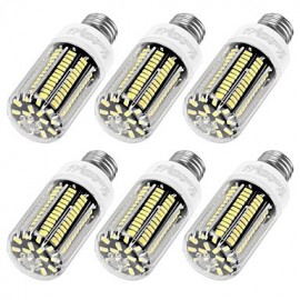 6PCS High Luminous E27 E12 110V 136*SMD5733 LED Corn Bulb 12W Spotlight LED Lamp Candle Light