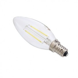 2W E14 LED Filament Bulbs B35 2 COB 250 lm Warm White / Cool White AC 220-240 V 6 pcs