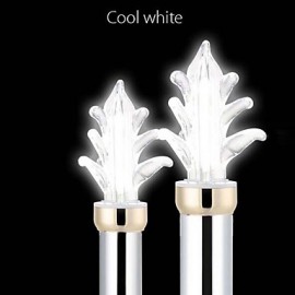 6Pcs E12 4W 2xCOB 400-500Lm Warm White Cool White LED Super Bright Energy-Saving Candle Lamp AC 85-130V AC 110V