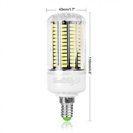 6PCS High Luminous E27 E14 220V 136*SMD5733 LED Corn Bulb 12W Spotlight LED Lamp Candle Light