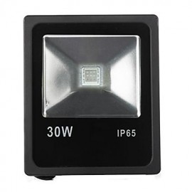 30W LED Floodlight 1 High Power LED 2400 lm RGB Remote-Controlled AC 85-265 V