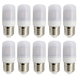 4W Milky Cover E27 LED Corn Bulb DC/AC 12V 24V 27 SMD 5730 280Lm Warm / Cool White (10 Pieces)