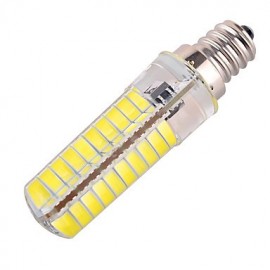 10pcs Dimmable E12 7W 80 SMD 5730 500-700 LM Warm White / Cool White LED Corn Bulbs AC 110V / AC 220V