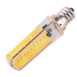 10pcs Dimmable E12 7W 80 SMD 5730 500-700 LM Warm White / Cool White LED Corn Bulbs AC 110V / AC 220V