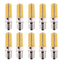 10pcs Dimmable E17 7W 80 SMD 5730 500-700 LM Warm White / Cool White LED Corn Bulbs AC 110V / AC 220V