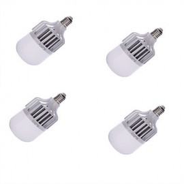 4PCS E27 18W 1500lm 6000K 36-SMD5630 LED White Light Bulb - White (220V)