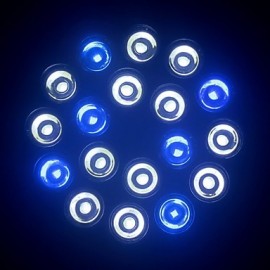 E27 18W LED Aquarium Light 18x1W Coral Reef White Blue Fish Tank Pond Plant Grow Lighting Bulb Lamp