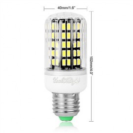 6PCS High Luminous E27 E14 220V 108*SMD5733 LED Corn Bulb 10W Spotlight LED Lamp Candle Light