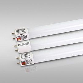 FSL LED integrated suite (light tube support) T8 lamp integrated energy saving lamp package combination 6500K white 0.6 watt 8 meter 3pcs