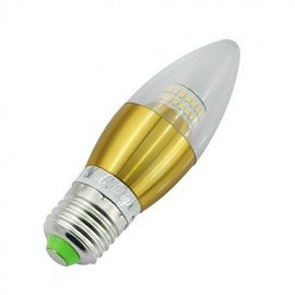 4PCS E27 5W 450lm 50xSMD3014 Warm White/White Light High quality/Luxury LED Candle Lamp(AC110-120V/220-240V)