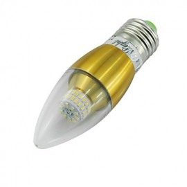 4PCS E27 5W 450lm 50xSMD3014 Warm White/White Light High quality/Luxury LED Candle Lamp(AC110-120V/220-240V)