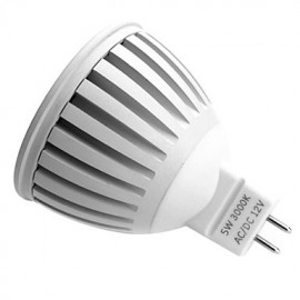 5W GU5.3(MR16) LED Spotlight MR16 COB 400-450 lm Warm White / Cool White AC 12 V 5 pcs