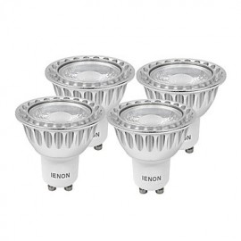 4 pcs 5W GU10 LED Spotlight MR16 1 COB 400-450 lm Warm White / Cool White Decorative AC 100-240 V