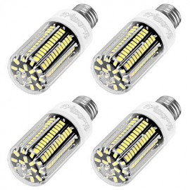 4PCS High Luminous E27 5733 SMD LED Corn Bulb 12W Spotlight LED Lamp Candle Light For home Lighting 220V