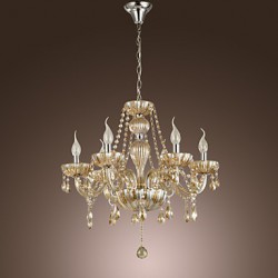 Max 60W Traditional/Classic Crystal Electroplated Glass Chandeliers Living Room