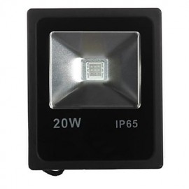 1 High Power LED 1600 LM RGB Remote-Controlled LED Flood Lights AC 85-265 V