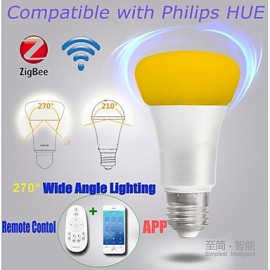 Zigbee 9W 2700-6500K Smart Bulb Compatible with Hue Bulb Wireless Lighting Hue App Control