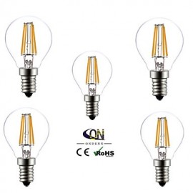 E14 4 W 4 COB 400 LM 2800-3200K K Warm White A Globe Bulbs AC 220-240 V