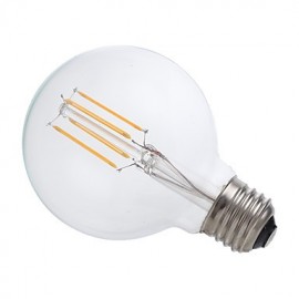 3.5W E26 LED Filament Bulbs G25 4 COB 350 lm Warm White Dimmable AC 110-130 V 2 pcs