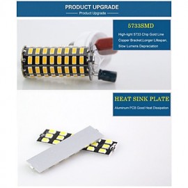 6PCS High Luminous E27 E12 110V 108*SMD5733 LED Corn Bulb 10W Spotlight LED Lamp Candle Light