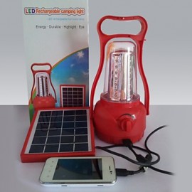 35-LED White Light LED Solar Light Camping Lantern Emergency Light