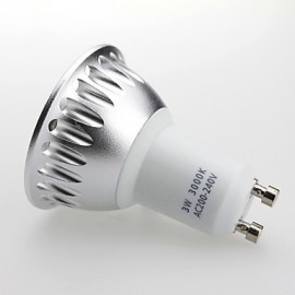 6 pcs 3W GU10 LED Spotlight MR16 1 COB 240-270 lm Warm White / Cool White Decorative AC 100-240 V