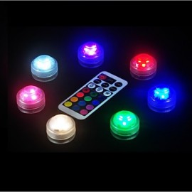 Waterproof Round The Candle Light /RGB/ Full Color LED Lights 1Box 10PCS