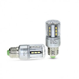 5pcs Lampada LED Lamp 5W E27 Aluminum LED Corn Lights 24SMD 5736 600lm Warm/Cool White Decorative (AC85-265V)