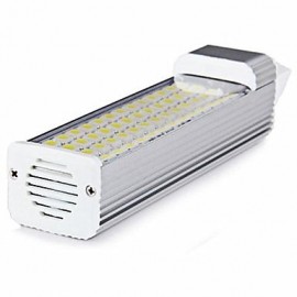 G24 10W 56x5050SMD 900LM 6000K White Light LED Corn Bulb Lamp (AC85-265V)