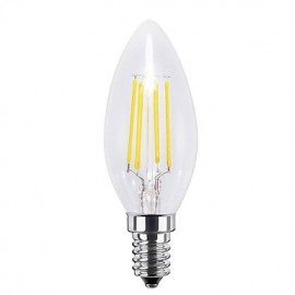 Good quality C35 4W E14 LED Filament Bulbs 4 COB 400 lm Warm White/ Cool White AC 220-240 V 6 pcs