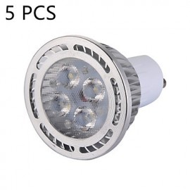 5Pcs GU10 6 W 4 x 3030 SMD 540 LM Warm White / Cool White LED High Bright Spot Lights AC 85-265 V