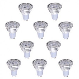 10 pcs GU10 6 W 4*COB 540 LM Warm White / Cool White MR16 Decorative Spot Lights AC 85-265 V