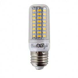 6PCS E27 4.5W 72*SMD5730 3000K Warm White Light CRI80 LED Corn Bulbs Lamp (220-240V)