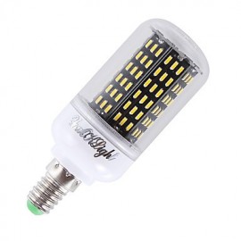 E14 6W 138*SMD4014 3000K/6000K 400LM Warm White/Cool White Light CRI80 LED Corn Bulbs Lamp 110V