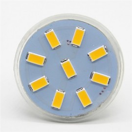 2W GU4(MR11) Decoration Light MR11 9 SMD 5730 280LM lm Warm White / Cool White Decorative 9-30 V 10 pcs