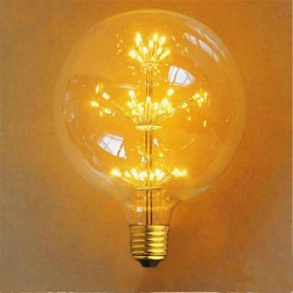 2W E26/E27 LED Globe Bulbs 49 Dip LED 220 lm Yellow Decorative AC 220-240 V 1 pcs