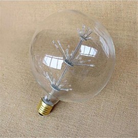 2W E26/E27 LED Globe Bulbs 49 Dip LED 220 lm Yellow Decorative AC 220-240 V 1 pcs