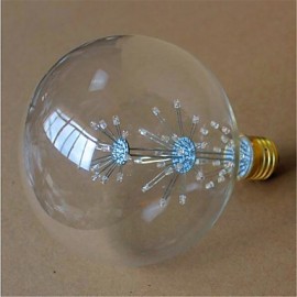 2W E26/E27 LED Globe Bulbs 49 Dip LED 220 lm Yellow Decorative AC 220-240 V 1 pcs