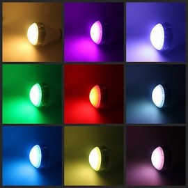 Smart Bulb Bluetooth Speaker Bulb E27 LED RGB Light Wireless Music Bulb Lamp Color Changing via App Contro