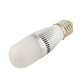 2PCS E27 5W 480Lm 3000K Warm White Light LED Corn Lamp - Silver + White (AC 110~130V) /(AC220-240)