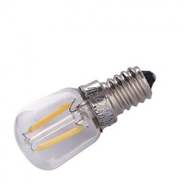 4PCS E14 2W LED Filament Bulb Warm White 3000K 150lm - Transparent Silver (AC 220V)