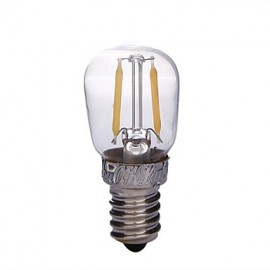 4PCS E14 2W LED Filament Bulb Warm White 3000K 150lm - Transparent Silver (AC 220V)