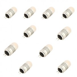 10PCS G4 4W SMD 8*3020 Warm White / Cool White LED Decorative Lights DC12